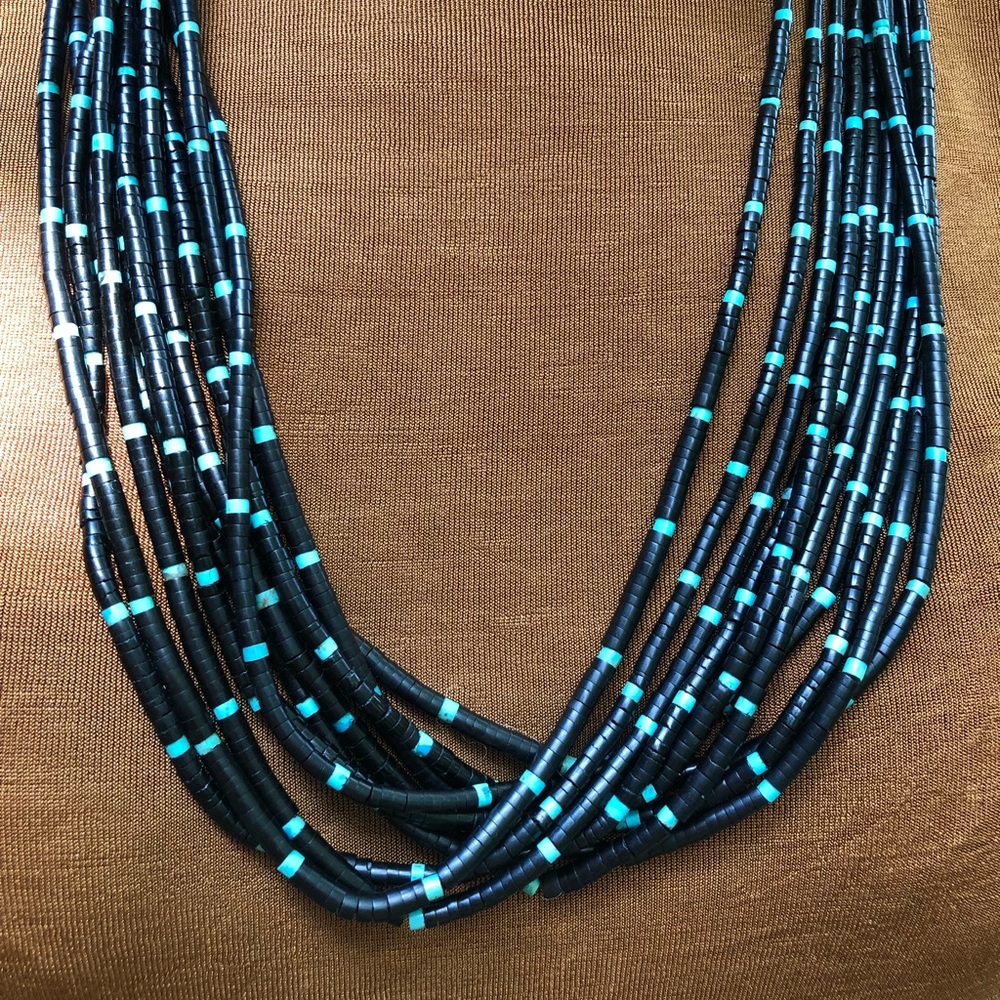 Native American multistrand necklace